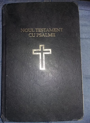 carte religioasa ortodoxa veche,Carte bisericeasca,Noul testament cu psalmi,T.GR foto