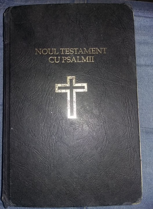 carte religioasa ortodoxa veche,Carte bisericeasca,Noul testament cu psalmi,T.GR