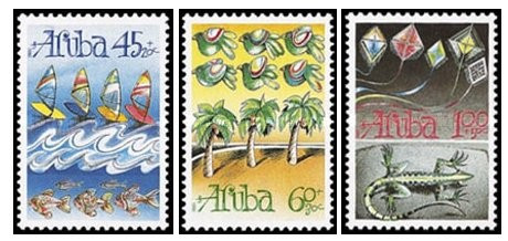 Aruba 1990 - Pentru copii, serie neuzata