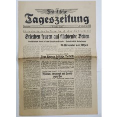 FRANKISCHE TAGESZEITUNG , NATIONALSOZIALISTISCHE TAGZEITUNG FUR DEN GAU FRANKEN , NR. 96 ,25 APRIL , 1941