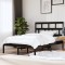 vidaXL Cadru de pat King Size, negru, 150x200 cm, lemn masiv 3101227
