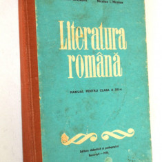 Literatura romana manual pentru clasa a XII-A - 1974