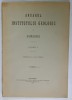 ANUARUL INSTITUTULUI GEOLOGIC AL ROMANIEI , VOLUMUL I , FASCICULA 3 CU 4 TABELE , 1908