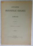 ANUARUL INSTITUTULUI GEOLOGIC AL ROMANIEI , VOLUMUL I , FASCICULA 3 CU 4 TABELE , 1908