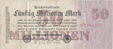 1923 (25 VII), 50.000.000 mark (P-98/1) - Germania!