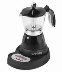 Cafetiera G3Ferrari Moka Risveglio Expresso, 400W, temporizator digital, negru foto