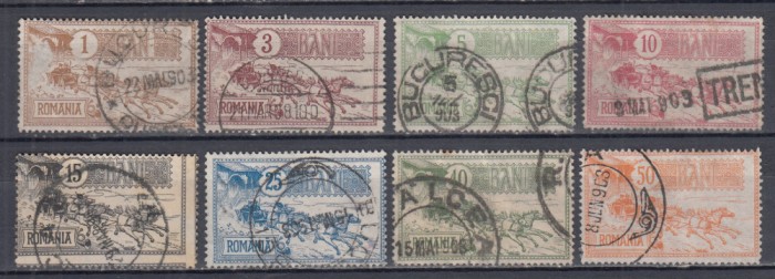 ROMANIA 1903 LP 55 INAUGURAREA PALATULUI P.T.T. CAISORII SERIE STAMPILATA