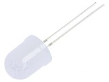 LED RGB 10mm cu intensitate luminoasă 1560&divide;2180mcd, 3000&divide;4000mcd, 5800&divide;7000mcd și unghi de dispersie de 30&deg;, Optosupply
