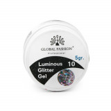 Cumpara ieftin Gel luminiscent Luminous Glitter Gel cu sclipici hexagon 5g, 10