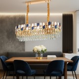Candelabru Elegant Cu Cristale, 8 X E27, &Oslash;800 Mm