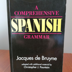 Jacques de Bruyne, O gramatică comprehensivă a limbii spaniole (în engleză)