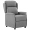 vidaXL Fotoliu recliner Gri deschis 67.5 x 93.5 x 101.5 cm țesătură 340152