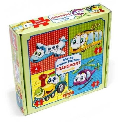 Primul meu puzzle : Circulatie 4 in 1 baby puzzle foto