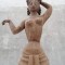 Ornament vintage grecesc, de corabie, zeita Afrodita