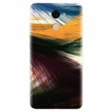 Husa silicon pentru Huawei Enjoy 7 Plus, Colorful Peacock Feathers