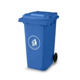 Cumpara ieftin Container deșeuri 120L ALBASTRU