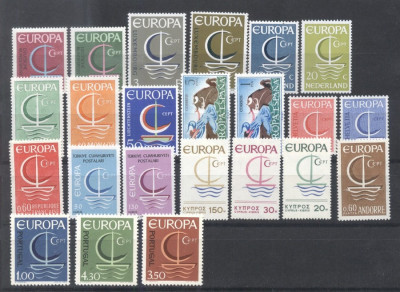Lot 1966 Europa CEPT 23 values MNH AC.811 foto