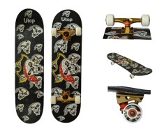 Skateboard Sportmann Pirate 79 cm cu rulmenti ABEC-7 si roti PU