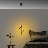 Cumpara ieftin Lustra Likma Negru 16x50-100x16 cm