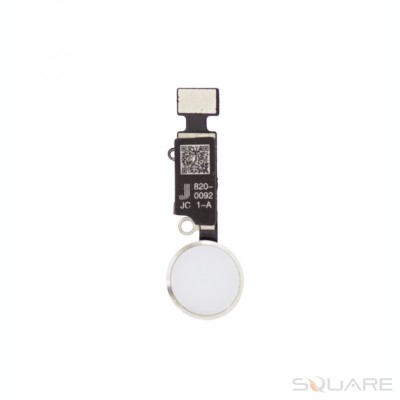 Home Key Flex iPhone 7, 7 Plus, 8, 8 Plus, White JC foto
