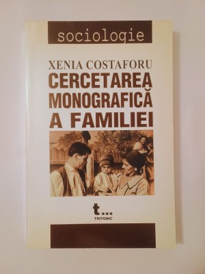 Xenia Costaforu - Cercetarea monografică a familiei: contribuție metodologică foto