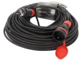 Prelungitor alimentare KEL 3x1,5mm2 40m 16A negru cu 1 priză