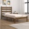 vidaXL Cadru de pat, maro miere, 100x200 cm, lemn masiv de pin 3103641