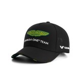 Aston Martin șapcă de baseball official Teamline Replica black F1 Team 2025 - uniw