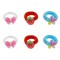 Elastice Păr Frotte, Model Multicolor, Set 6 Bucăți, Fundiță și Căpșuni, Pentru Fete