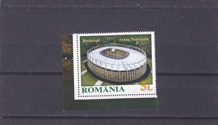 FOOTBAL,ARENA NATIONALA,SERIE COMPLETA,2011, MNH ** , ROMANIA.