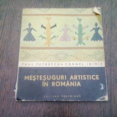MESTESUGURI ARTISTICE IN ROMANIA - PAUL PETRESCU