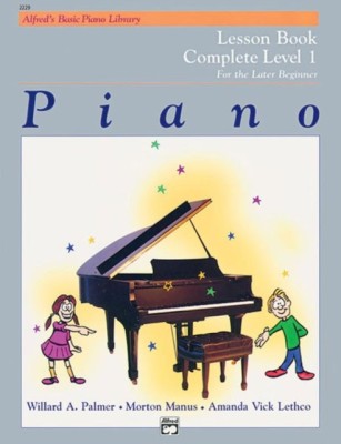Alfred&amp;#039;s Basic Piano Library Lesson 1 Complete For the Late Beginner foto
