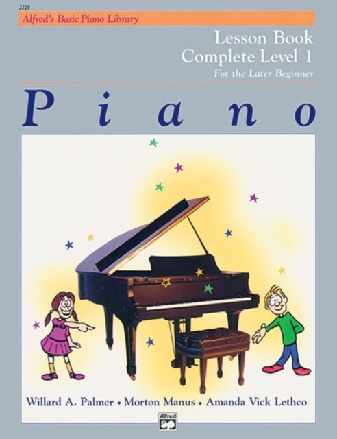 Alfred&#039;s Basic Piano Library Lesson 1 Complete For the Late Beginner
