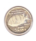 bnk mnd Austral Islands 5 poe rava 2015 unc fauna