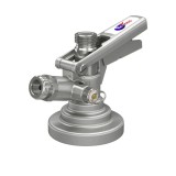 Cupla butoi bere - pentru butoaie KeyKeg - Cu supapă de siguranță și senzor din oțel inoxidabil pentru bere, vin și băuturi răcoritoare