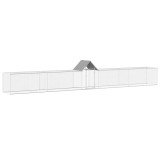 Cumpara ieftin Cotet pentru pasari, 9 x 1 x 1,5 m, otel galvanizat