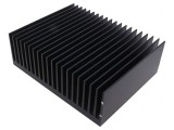Radiator Negru cu Aripioare 250mm