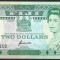 !!! RARR : FIJI - 2 DOLARI (1995). - P 90 - UNC / CEA DIN SCAN