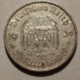 Germania Nazista 5 reichsmark 1934 A argint RaR