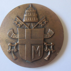 Rara! Medalie UNESCO Franta,vizita papei Ioan Paul al II-lea la Paris 2.06.1980