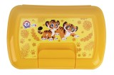 Cutie pentru mic dejun cu autocolant, (9086) Technok, 0.9 L, galben