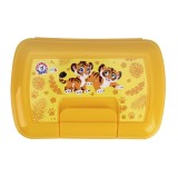 Cutie pentru mic dejun cu autocolant, (9086) Technok, 0.9 L, galben