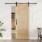 Ușa Glisantă cu Set de Hardware 78x202 cm Lemn Solid de Pin