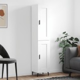 vidaXL Dulap &icirc;nalt, alb, 34,5x34x180 cm, lemn prelucrat