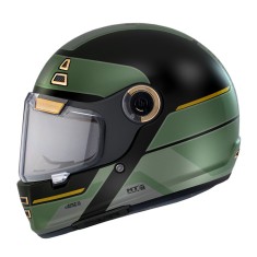Casca integrala pentru scuter - motocicleta MT Jarama 68th C1 negru lucios &ndash; model Retro &ndash; Cafe Racer XS (53/54cm)