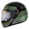 Casca integrala pentru scuter - motocicleta MT Jarama 68th C1 negru lucios &ndash; model Retro &ndash; Cafe Racer M (57/58cm)