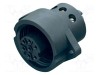 Conector circular BINDER 692, 693, RD24 250V PIN 7 soclu mamă 10A