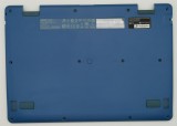 Carcasa inferioara bottom case Laptop 2in1, Acer, Aspire R3-131T, HHA46006505000, 460.06505.001, 60.G0YN1.001, albastra