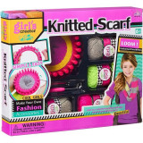 Set creativ pentru fetite de tricotat esarfe multicolore,Knitted Scarf, Oem