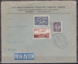 ROMANIA 1931 VEDERI-POSTA AERIANA REGELE CAROL II/PLIC CIRCULAT PRIN AVION 1934